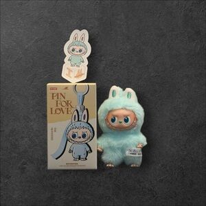 [AUTHENTIC] Pop Mart Labubu – Pin for Love Plush Pendant - “I”